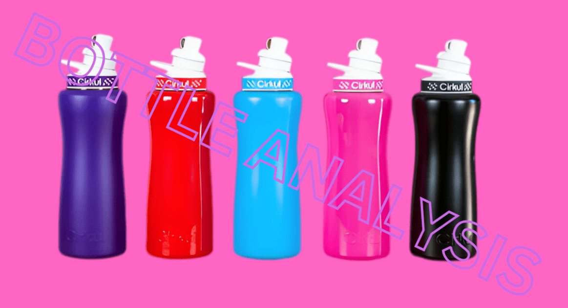 different colors of cirkul stainless steel bottle