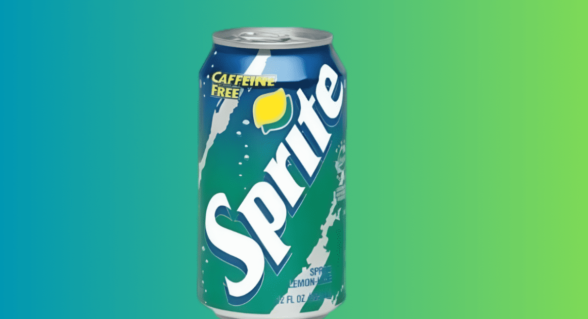 caffeine free label of sprite