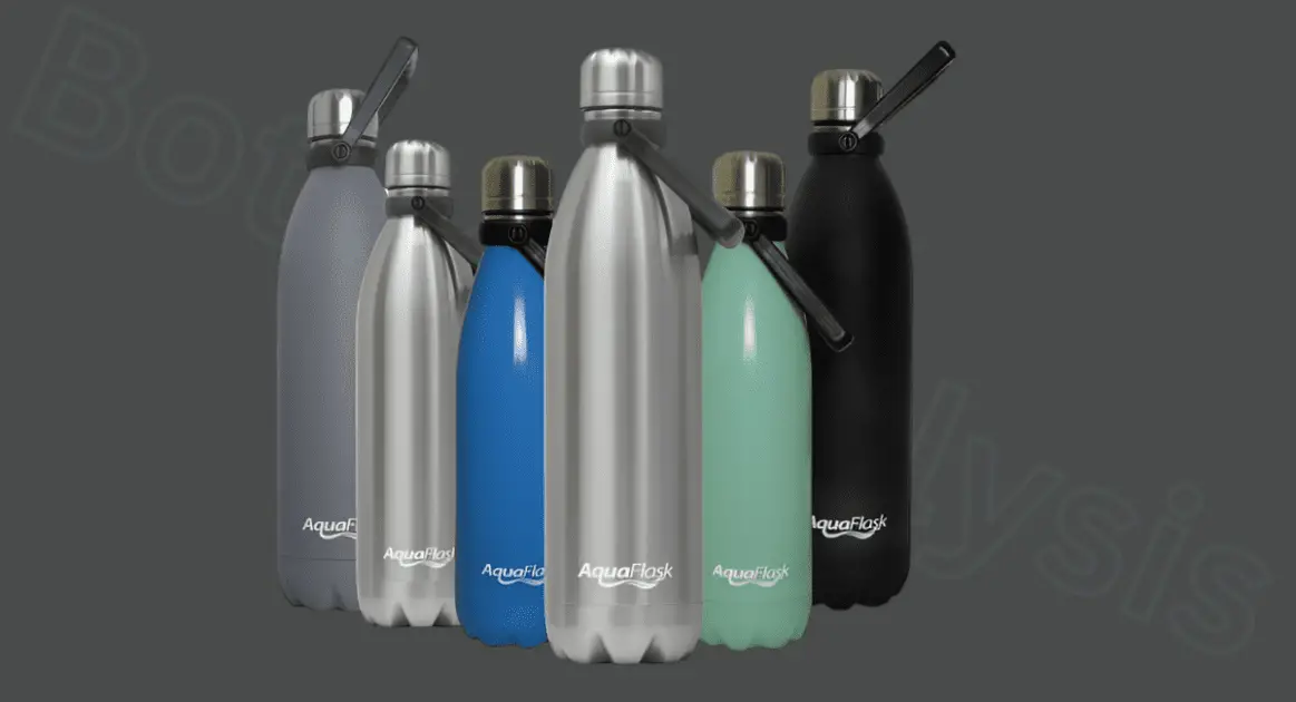 refreshing look of wellness stainless steel bottle