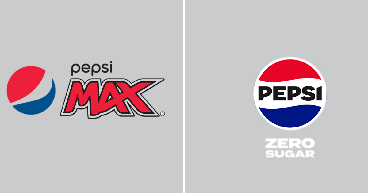 pepsi zero and pepsi max logo