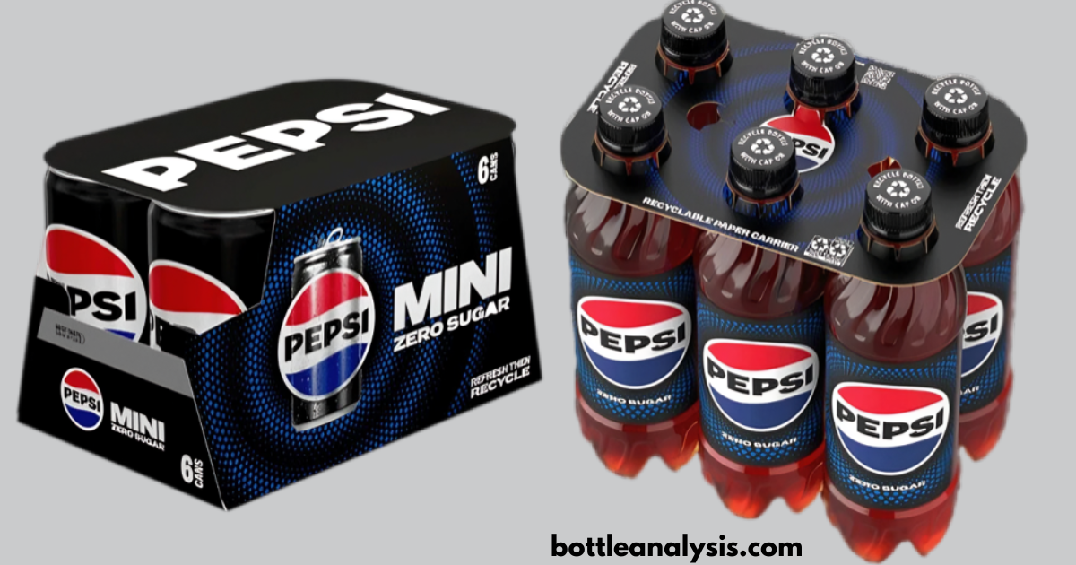 packaging design of pepsi zero