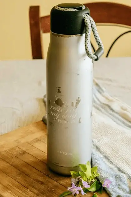 stainless steel bottle is closed and now can't be used for water use