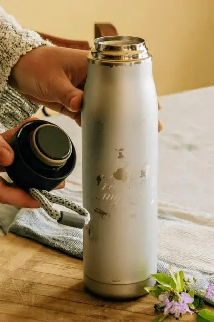 now open your stainless steel bottle